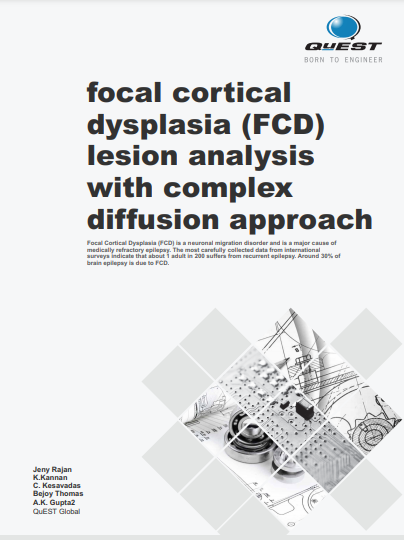 Focal cortical dysplasia lesion analysis with complex diffusion approach